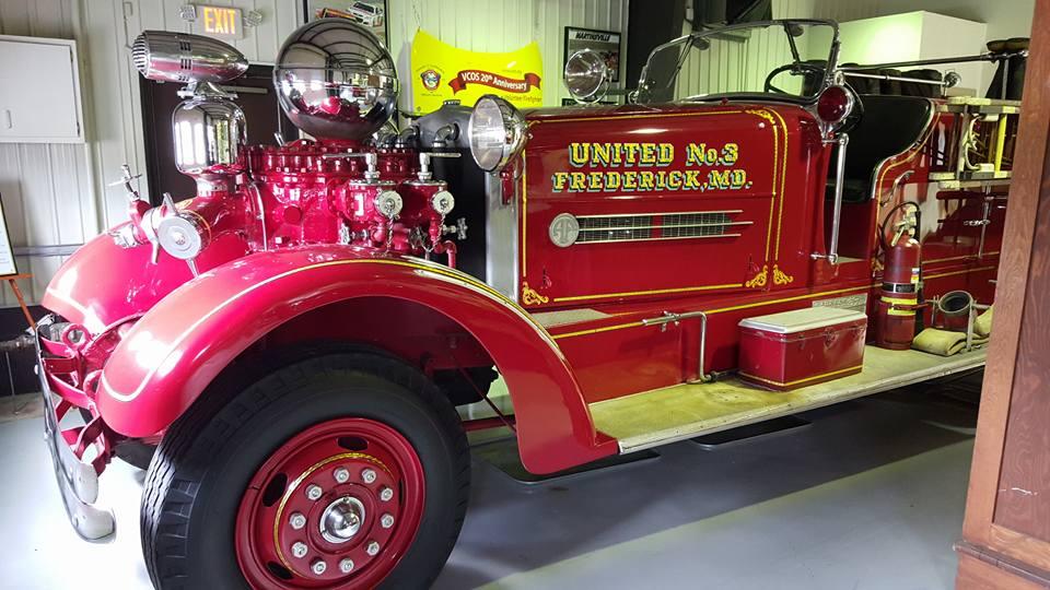 1939 Ahrens-Fox usually on display at the Frederick County Fire & Rescue Museum 